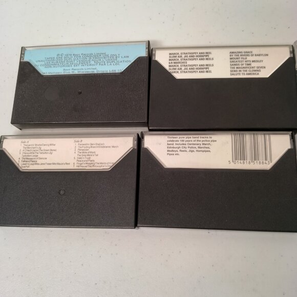 Bagpipe Band Pipes And Drums Cassette Lot of 10 Mixed Scottish Irish Music - Picture 3 of 6